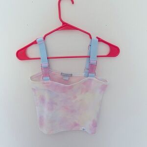 Cool tyedye buckle tank